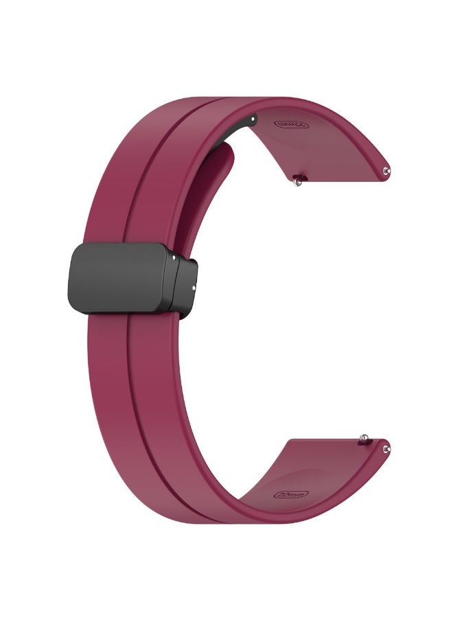 22mm Magnetic Sport Watch Band – Flexible Silicone Band for Men and Women